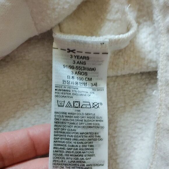 Gap Disney sweatshirt 3T Minnie mouse cream red cotton crewneck spring - Picture 4 of 6